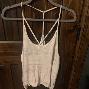 Light pink strappy tank